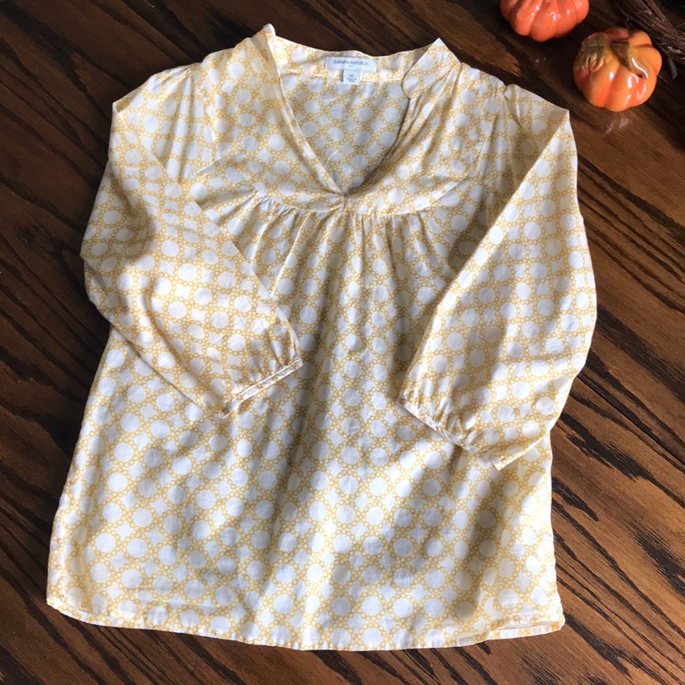 Yellow blouse